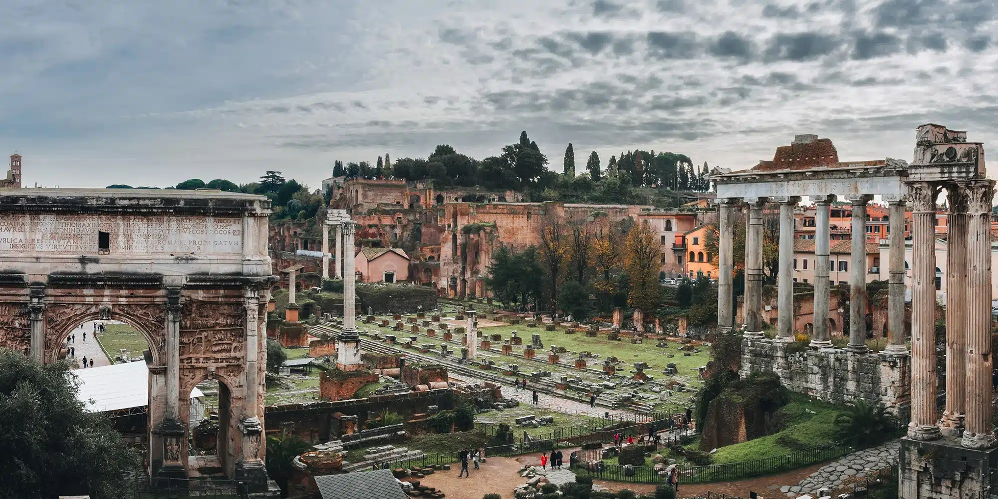 Ruinas del Foro Romano en Roma